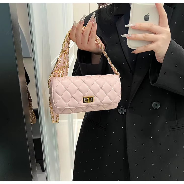 Customized 2025 lightweight PU shoulder bag, fashionable women's new crossbody bag-1