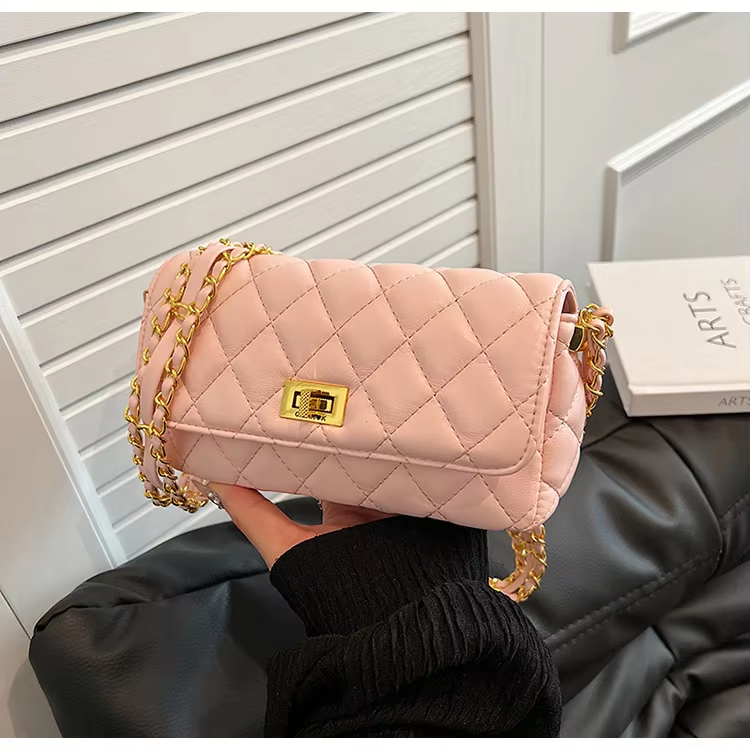 Customized 2025 lightweight PU shoulder bag, fashionable women's new crossbody bag-5